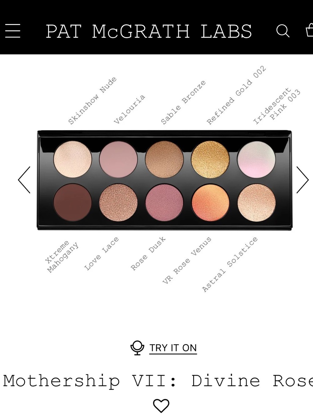 Pat McGrath Mothership VII: Divine Rose Eyeshadow Palette BNIB - Picture 2 of 8